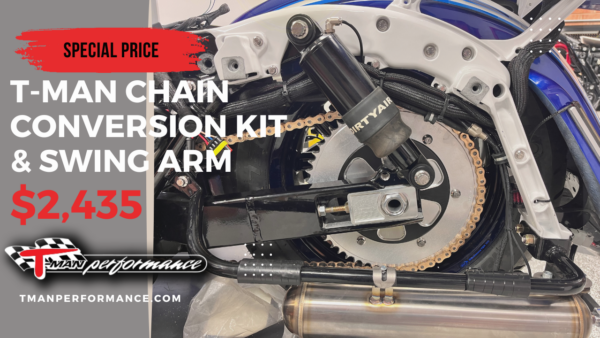 T-Man Swing Arm and Chain Conversion Kit
